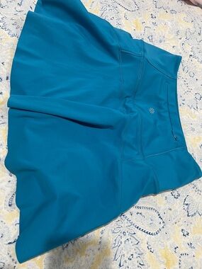 Athleta Teal Ace Tennis Athletic Skort 13 1/2